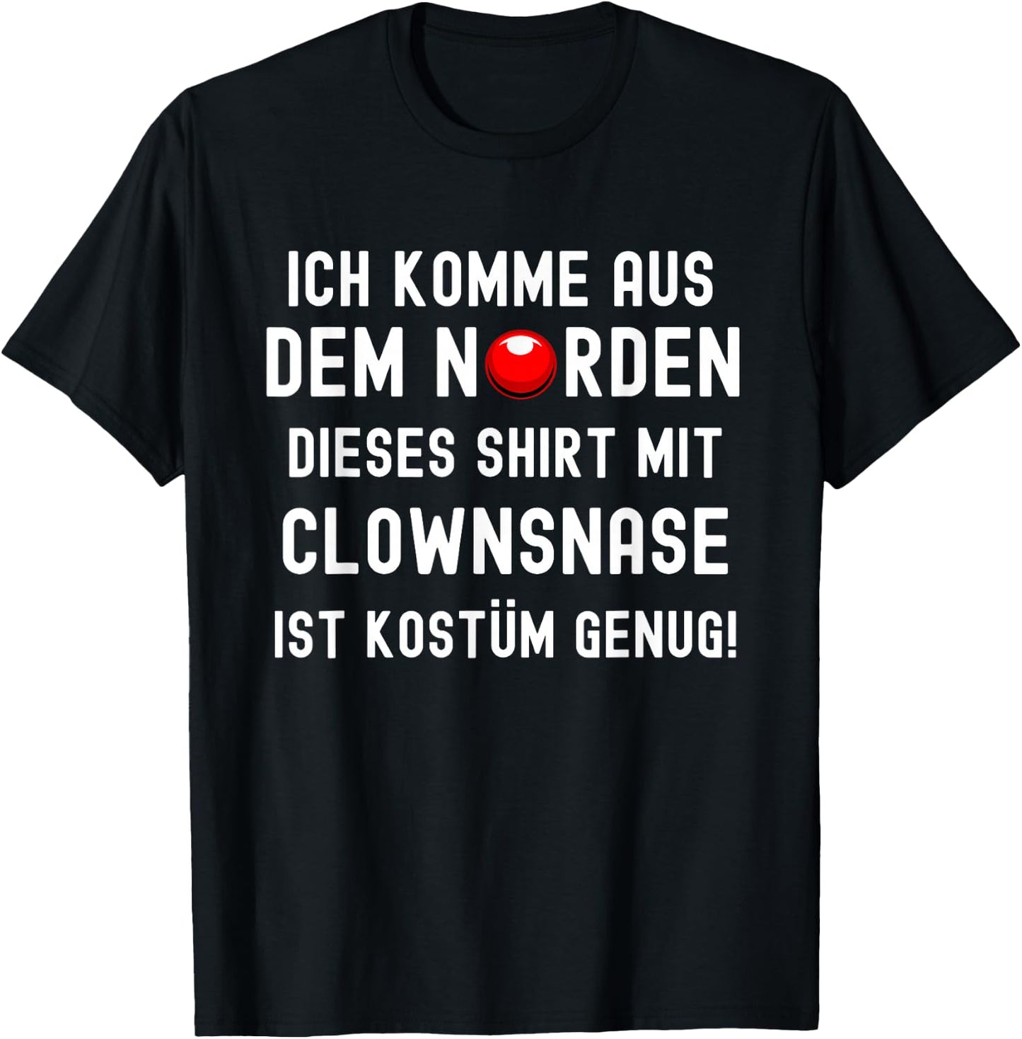 Carnival Muffle Saying North Hamburg Anti Carnival Costume , black T-Shirt - T-Shirt | Black