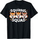 Squirrel Squad for Squirrel Lover Shirt Kids Squirrel T-Shirt - T-Shirt | Black