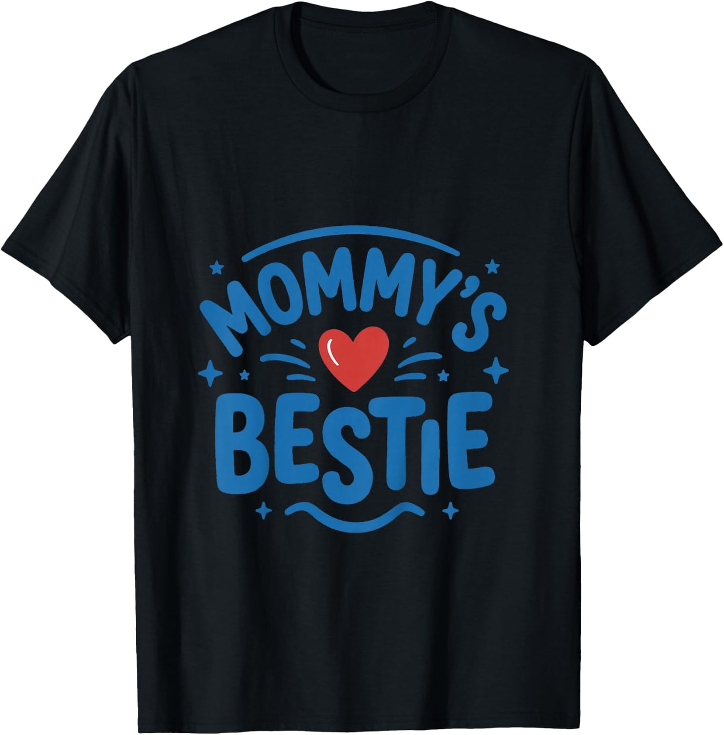 Kids Mothers Day Toddler Boys Shirt Mommys Bestie BFF Boys T-Shirt - T-Shirt | Black