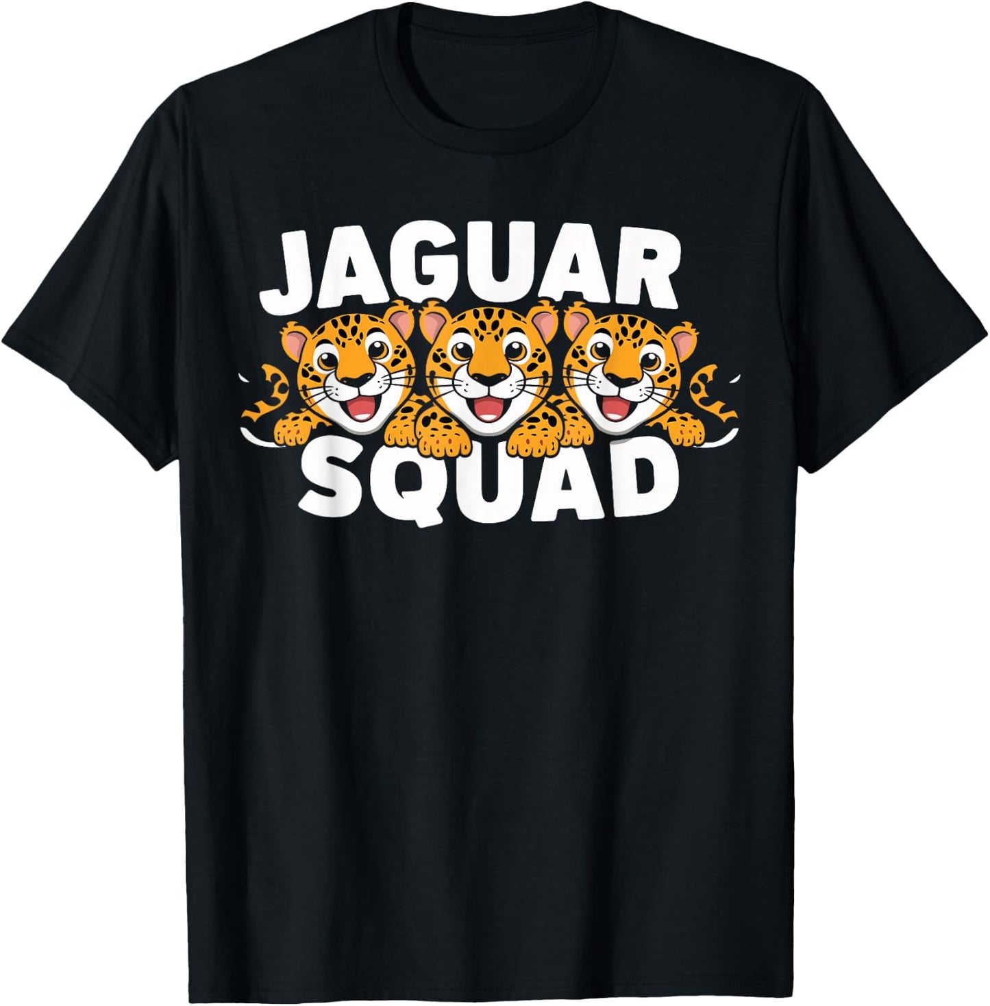 Jaguar Squad Design for Jaguar Lover Stuff | Cool Jaguar T-Shirt - T-Shirt | Black