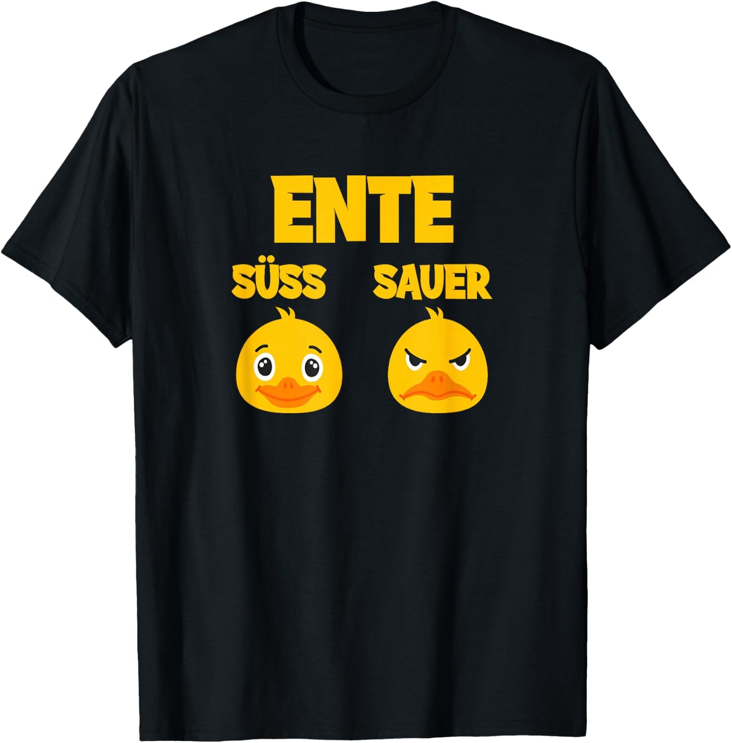 Ente Süß - Sauer lustig witzig Koch Landwirt T-Shirt - T-Shirt | Black