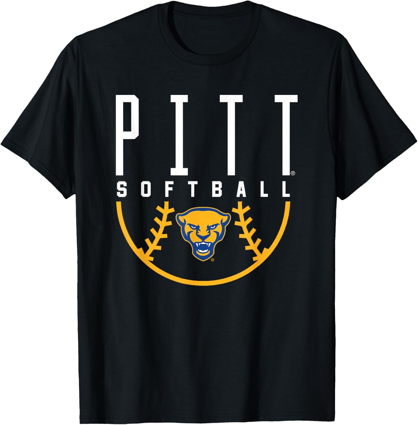 University of Pittsburgh Panthers Softball T-Shirt - T-Shirt | Black