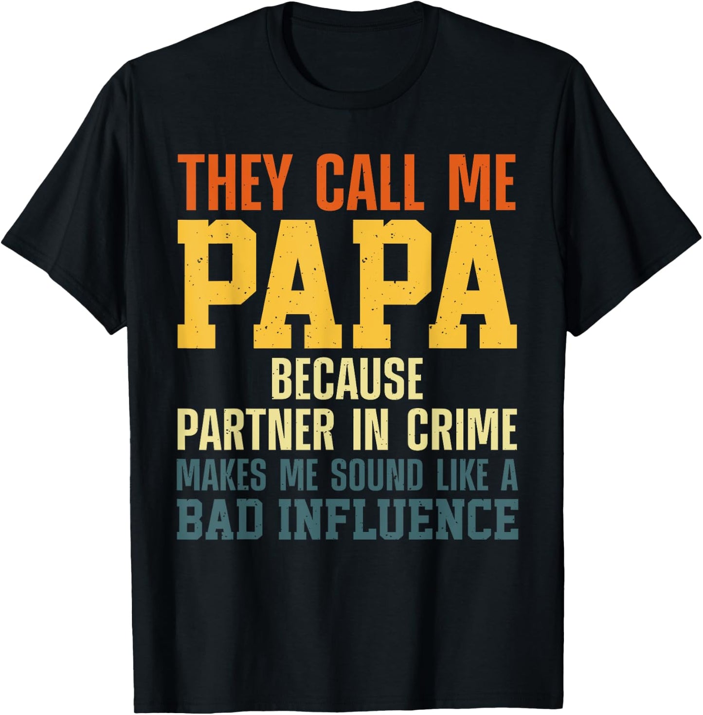 Best Papa Art For Grandpa From Grandkids Father's Day Papa T-Shirt - T-Shirt | Black