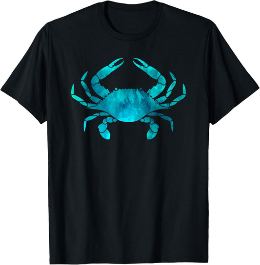 Baltimore Maryland Blue Crab Eating Retro Throwback Souvenir T-Shirt - T-Shirt | Black