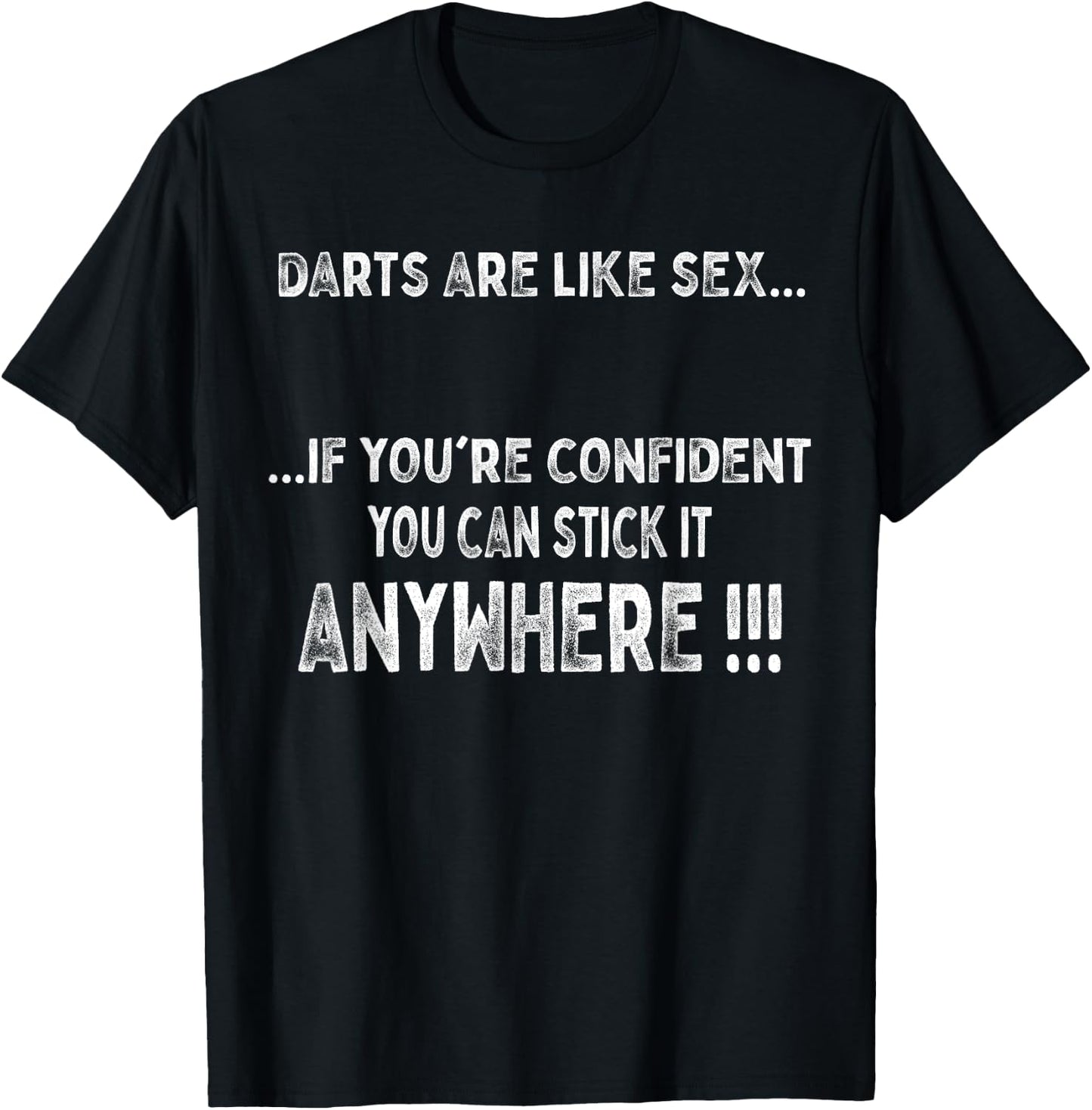 Darts Funny Darts Quote Meme Dart Board Beer Worker Gift T-Shirt - T-Shirt | Black