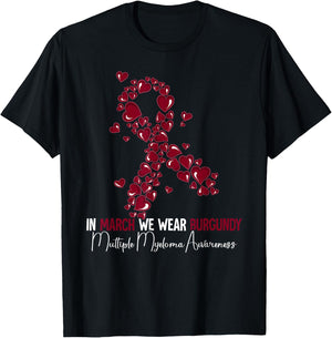 Multiple Myeloma Awareness T-Shirt - T-Shirt | Black