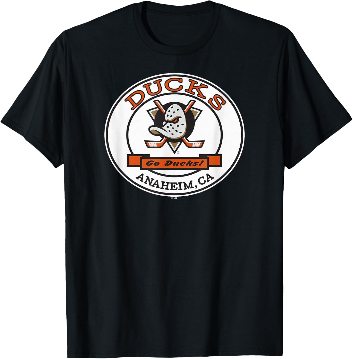 Anaheim Ducks Go Officially Licensed T-Shirt - T-Shirt | Black
