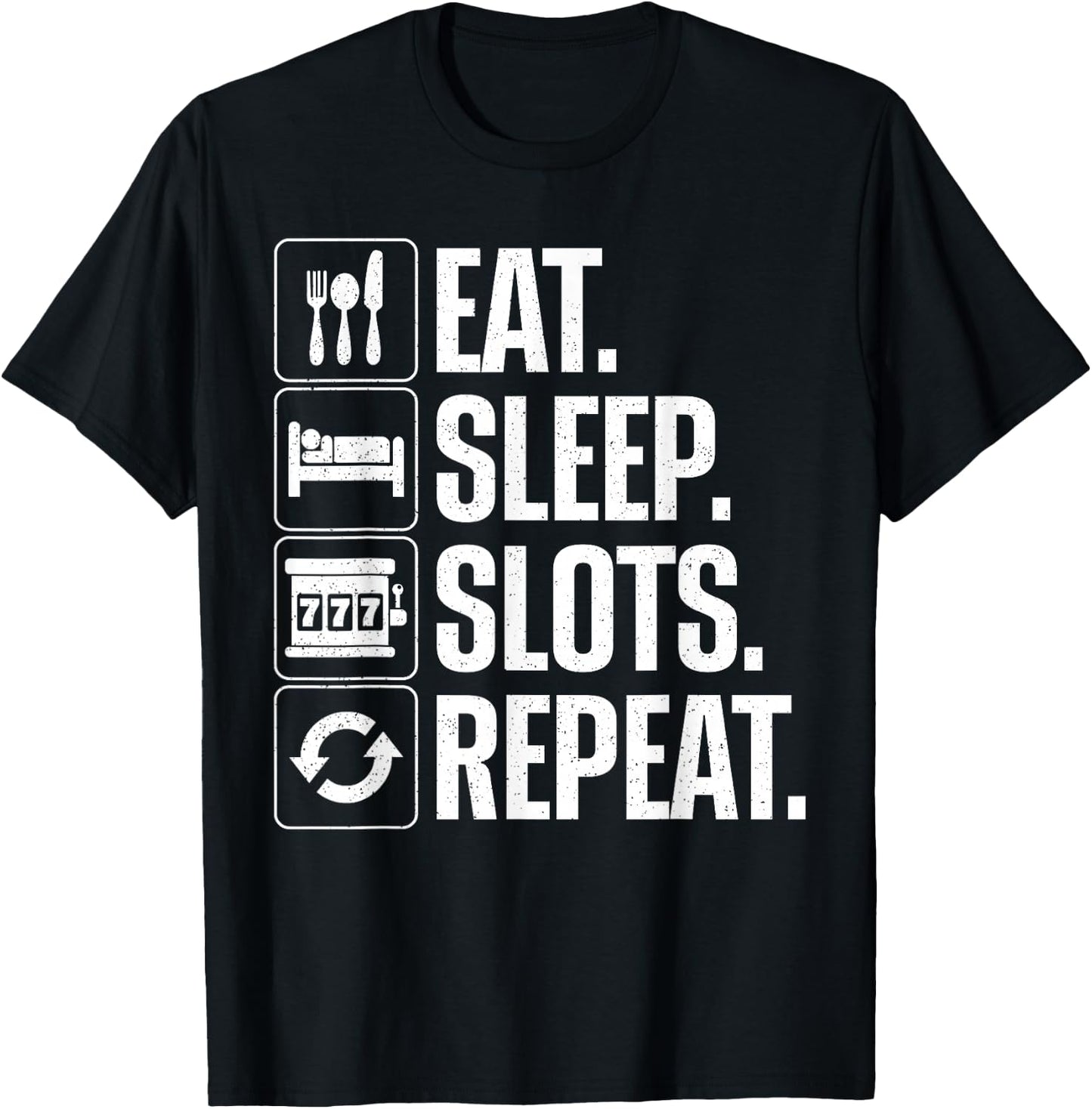 Slot Machine Art Women Gambling Casino Slot Machine T-Shirt - T-Shirt | Black