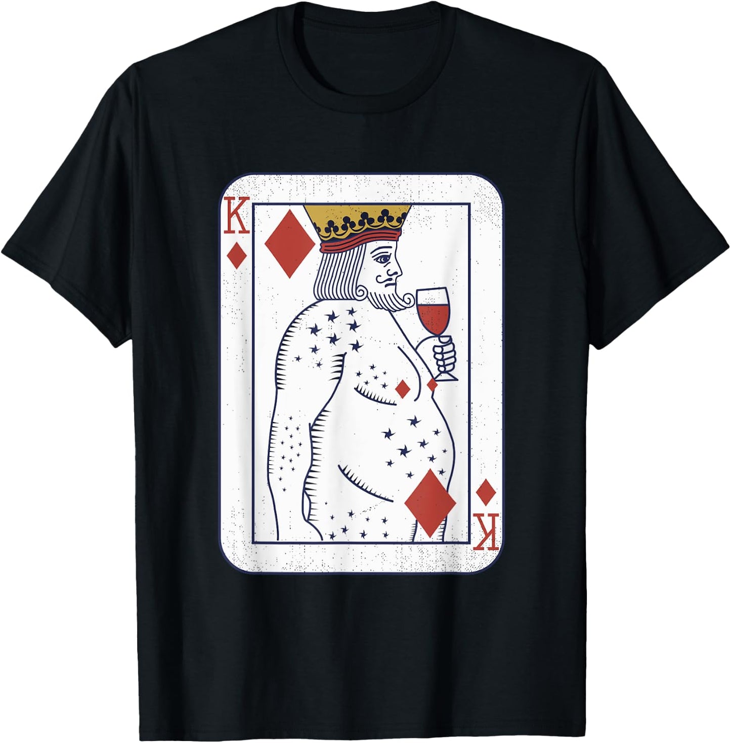 Check King Costume, Sommelier Outfit, Bartender , Black, S T-Shirt - T-Shirt | Black