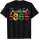 Juneteenth 1865 Independence Day Black History Afro Women T-Shirt - T-Shirt | Black