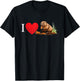 Beaver Funny Bobr I Love Beaver Animal Meme T-Shirt - T-Shirt | Black