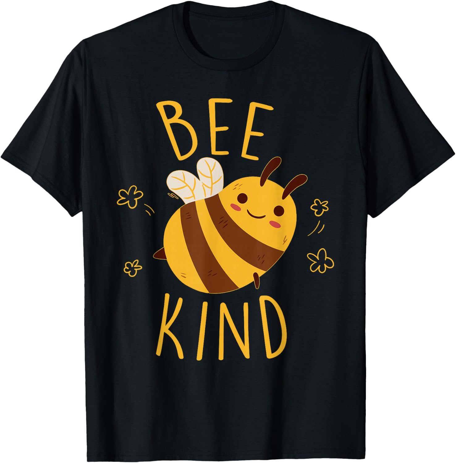 Cute Kids Women Bee Kind Kindness T-Shirt - T-Shirt | Black