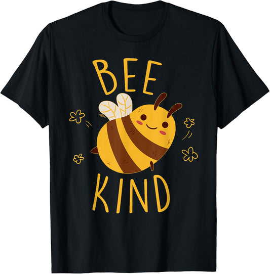Cute Kids Women Bee Kind Kindness T-Shirt - T-Shirt | Black
