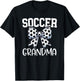 Proud Soccer Grandma - Game Day - My Favorite Player - Bow T-Shirt - T-Shirt | Black