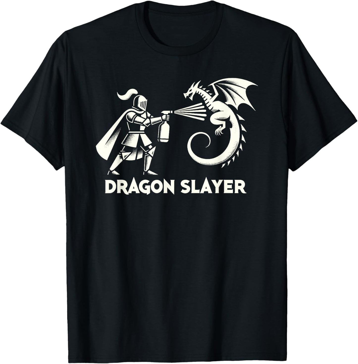 Dragon Slayer Knight Ren Faire LARP, Renaissance Festival T-Shirt - T-Shirt | Black