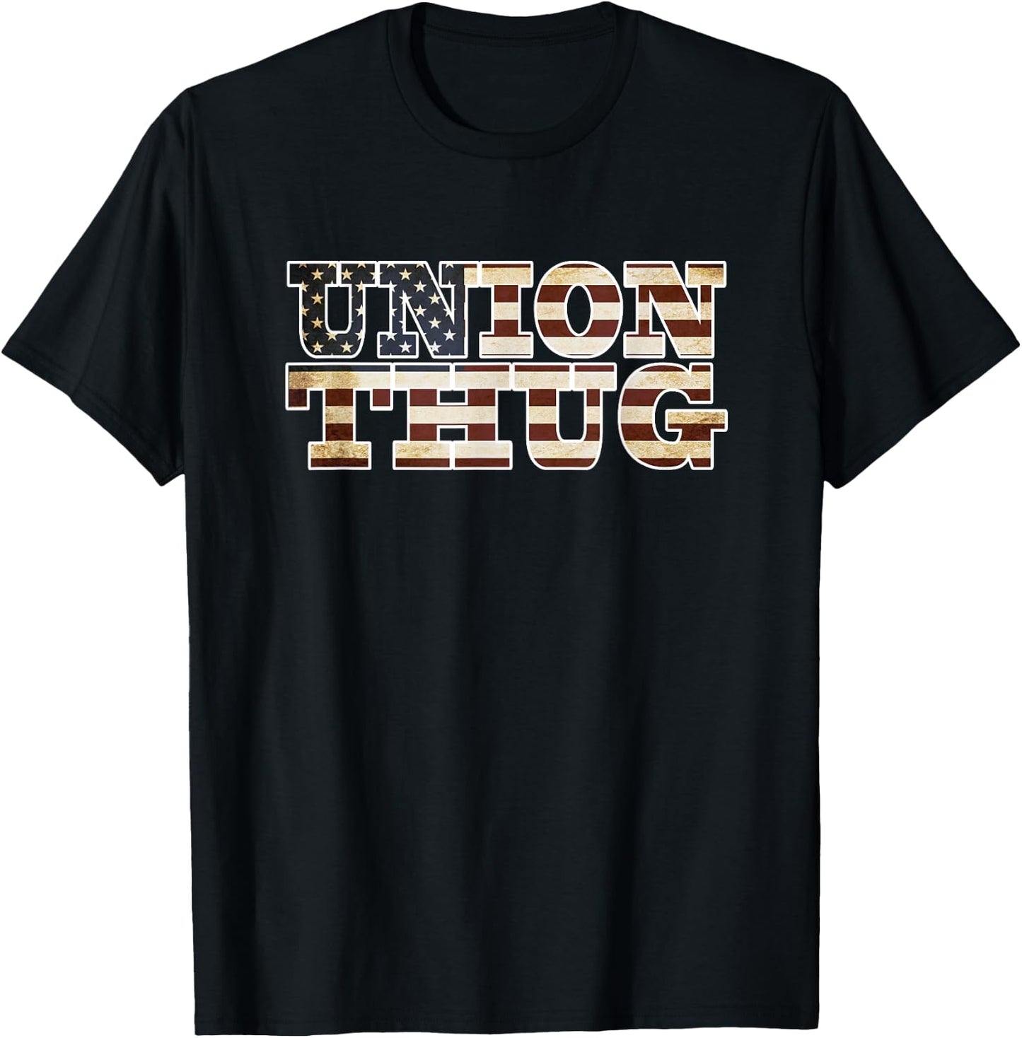 Union Strong and Solidarity Shirt - Union Thug T-Shirt - T-Shirt | Black