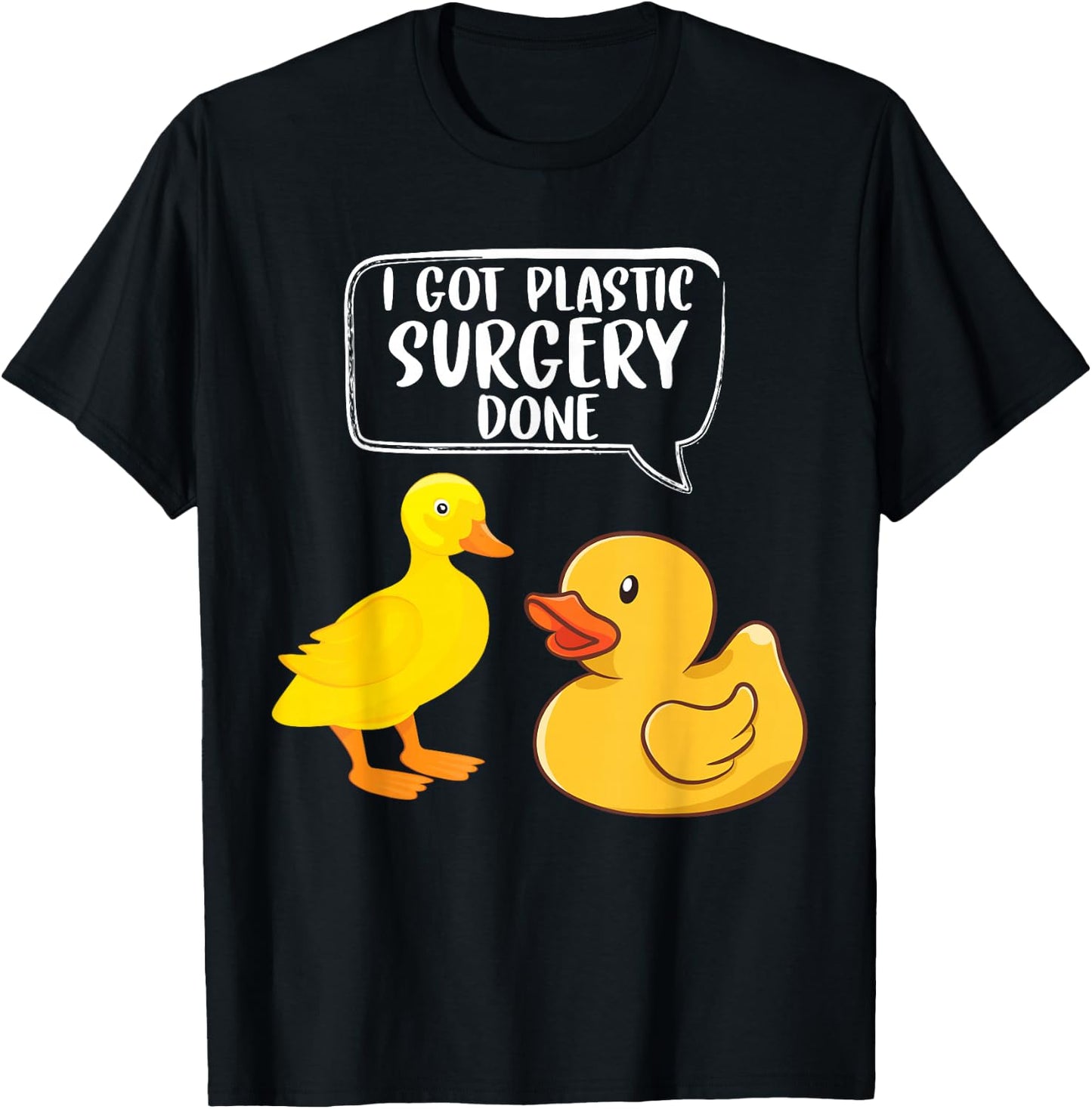 Funny Yellow Duckling Rubber Ducky Rubber Duckie T-Shirt - T-Shirt | Black