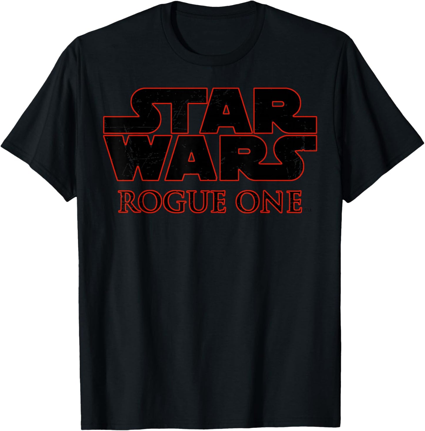 Star Wars Rogue One Basic Logo T-Shirt - T-Shirt | Black