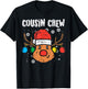 Cousin Crew Xmas PJs Matching Christmas Pajamas For Family T-Shirt - T-Shirt | Black
