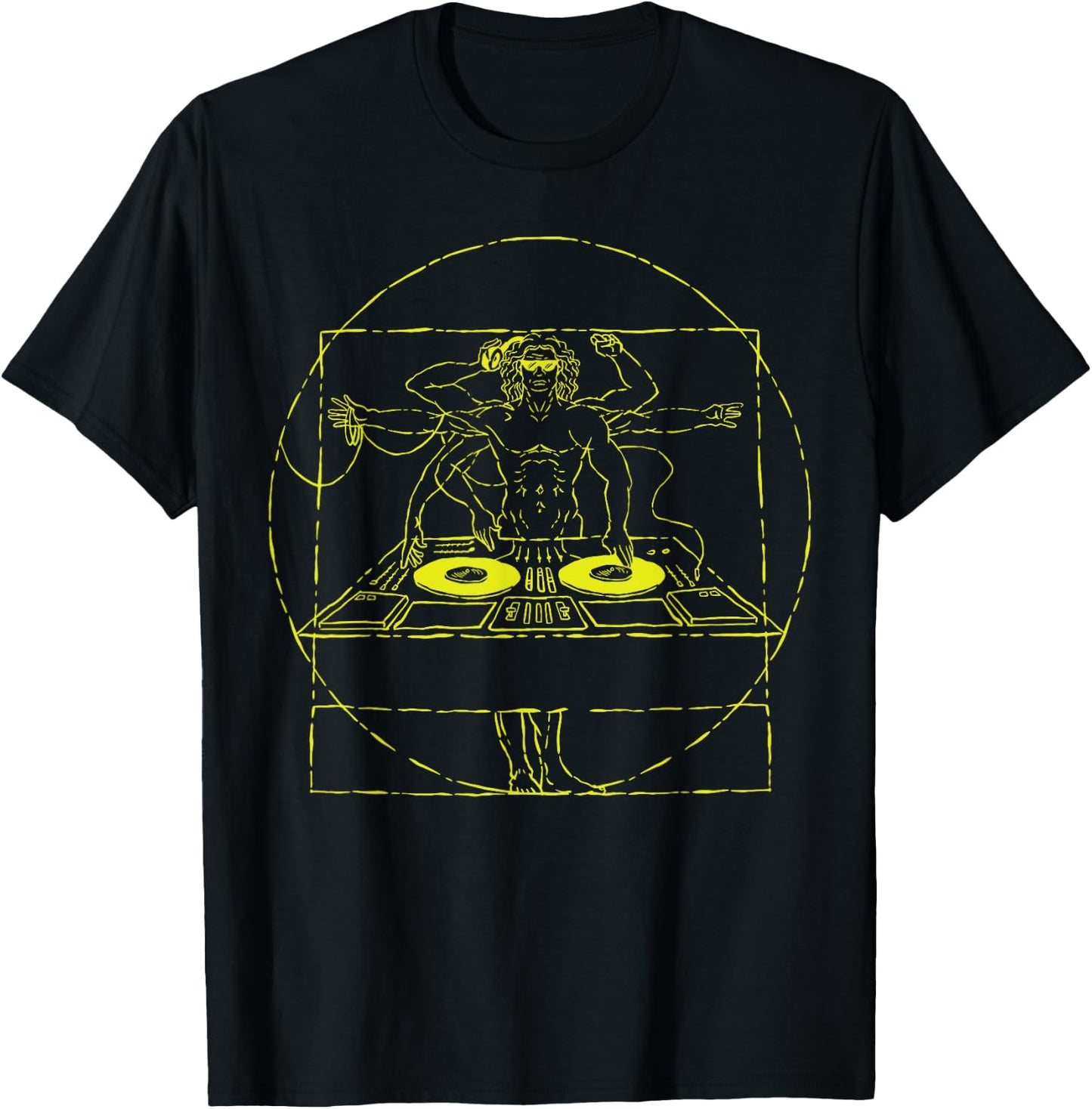Techno Rave Hardstyle Merch DJ Festival / Party Hardstyle , Black, S T-Shirt - T-Shirt | Black