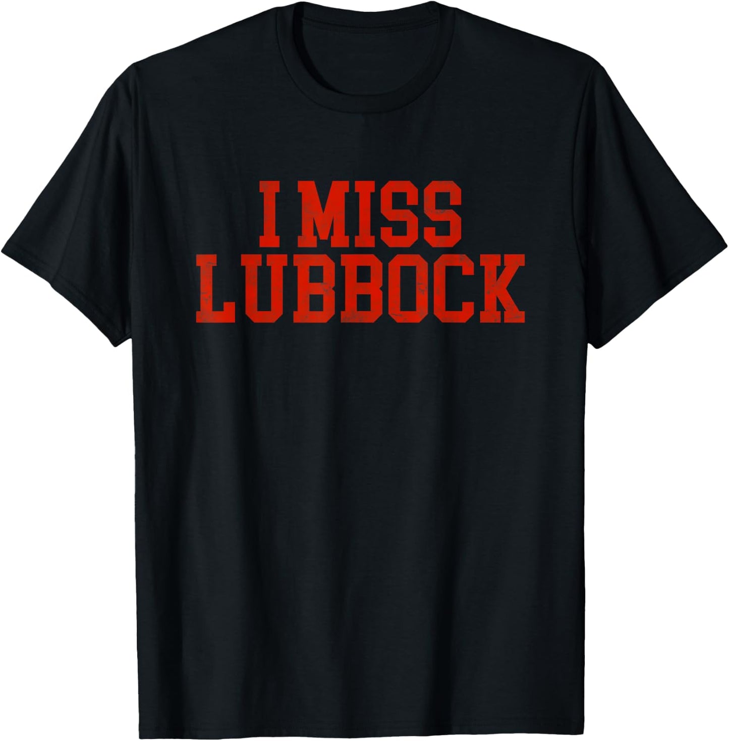 State Hometown Pride Lubbock Texas T-Shirt - T-Shirt | Black