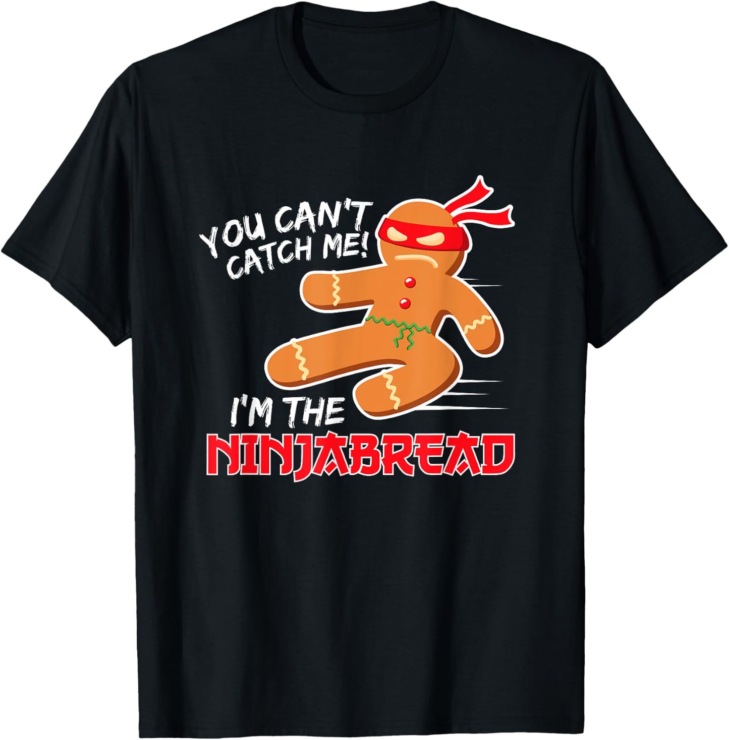 Ninjabread Man T-Shirt - T-Shirt | Black