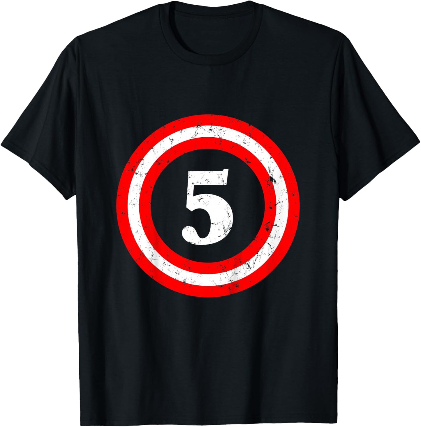 Captain 5th Birthday - Gift Five Years Old Youth Kids T-Shirt - T-Shirt | Black