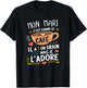 Mon Mari Comme le Café – Gift Humour Coffee , Black, S T-Shirt - T-Shirt | Black