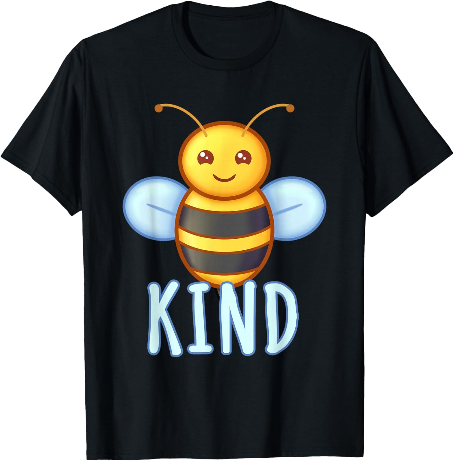 Bee Kind Cute Funny Bumblebee Graphic Women Inspirational T-Shirt - T-Shirt | Black