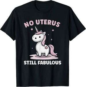 Uterus Removal Recovery Hysterectomy Surgery Survivor T-Shirt - T-Shirt | Black