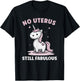 Uterus Removal Recovery Hysterectomy Surgery Survivor T-Shirt - T-Shirt | Black