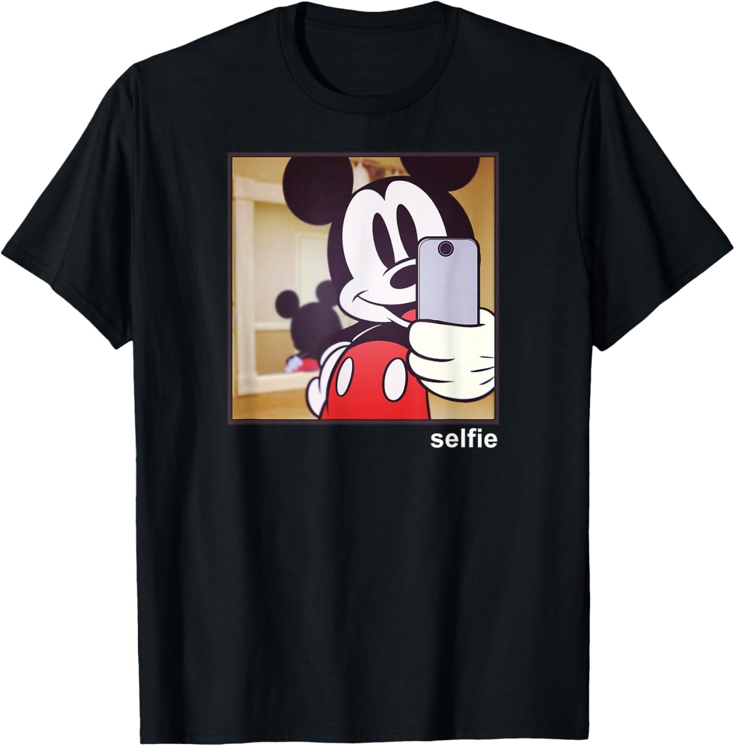 Disney - Mickey Mouse Selfie T-Shirt - T-Shirt | Black