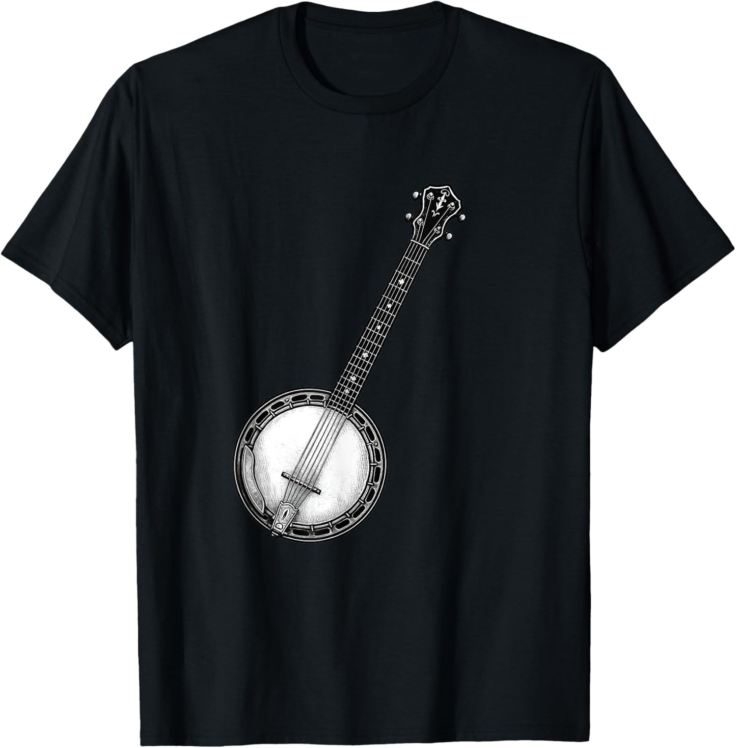 Banjo Shirt Motiv für Banjo Pieler T-Shirt - T-Shirt | Black