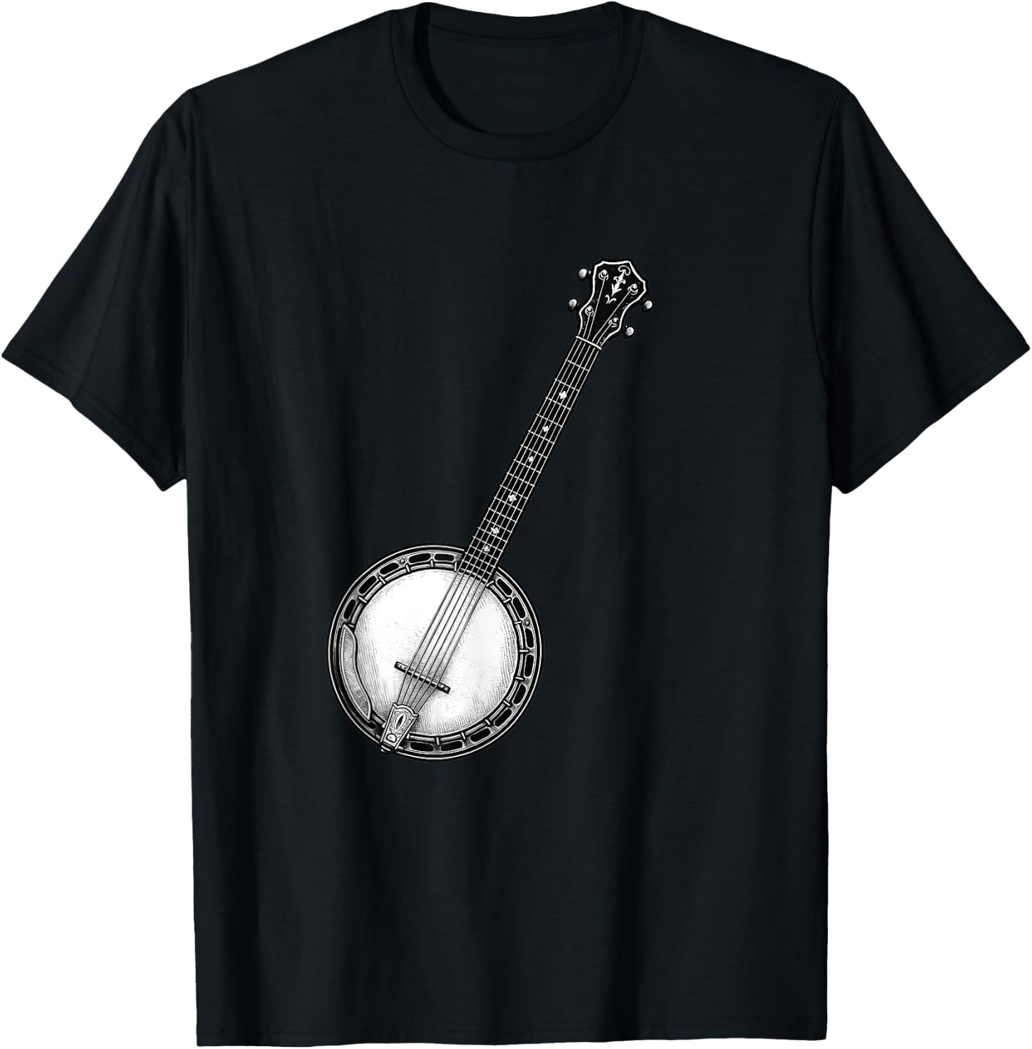 Banjo Shirt Motiv für Banjo Pieler T-Shirt - T-Shirt | Black
