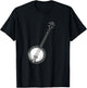 Banjo Shirt Motiv für Banjo Pieler T-Shirt - T-Shirt | Black