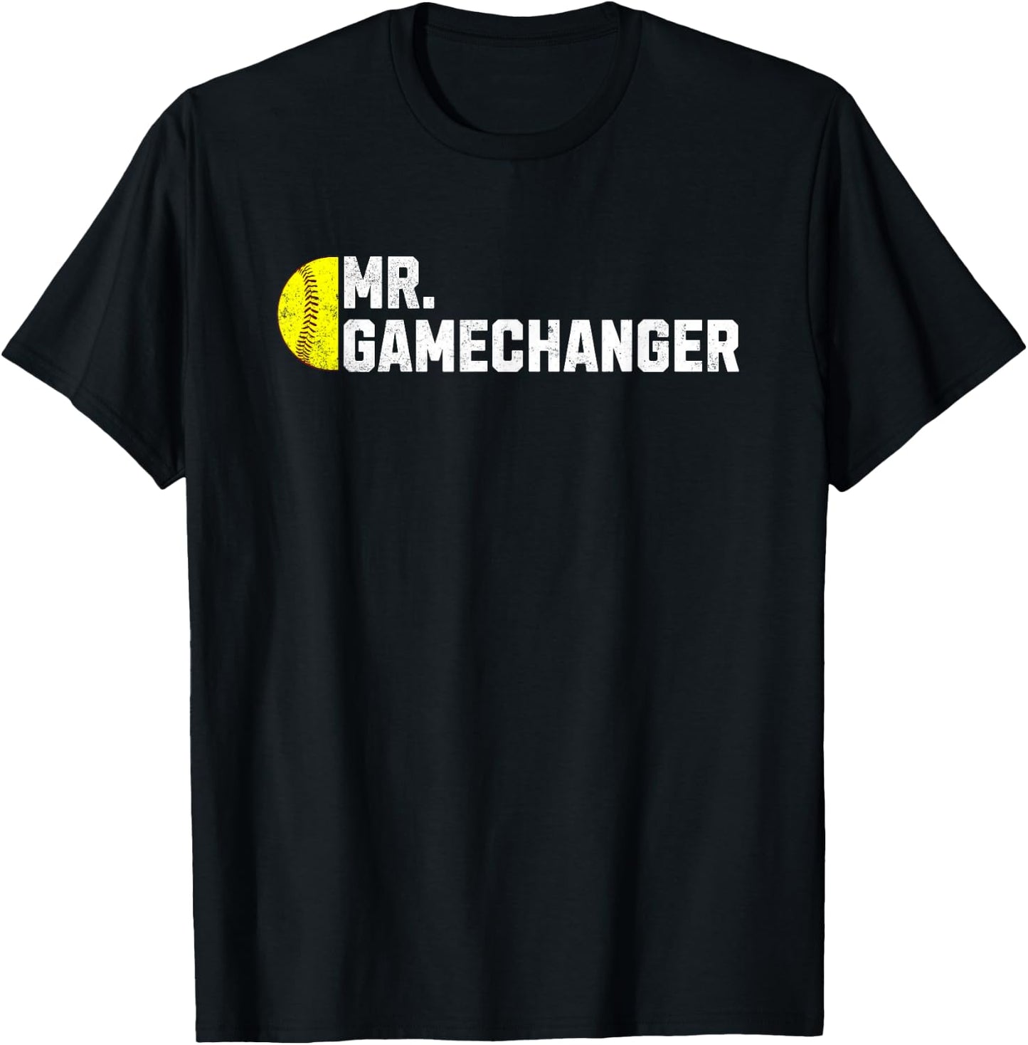 Mr. Gamechanger Softball Scorekeeper Love T-Shirt - T-Shirt | Black