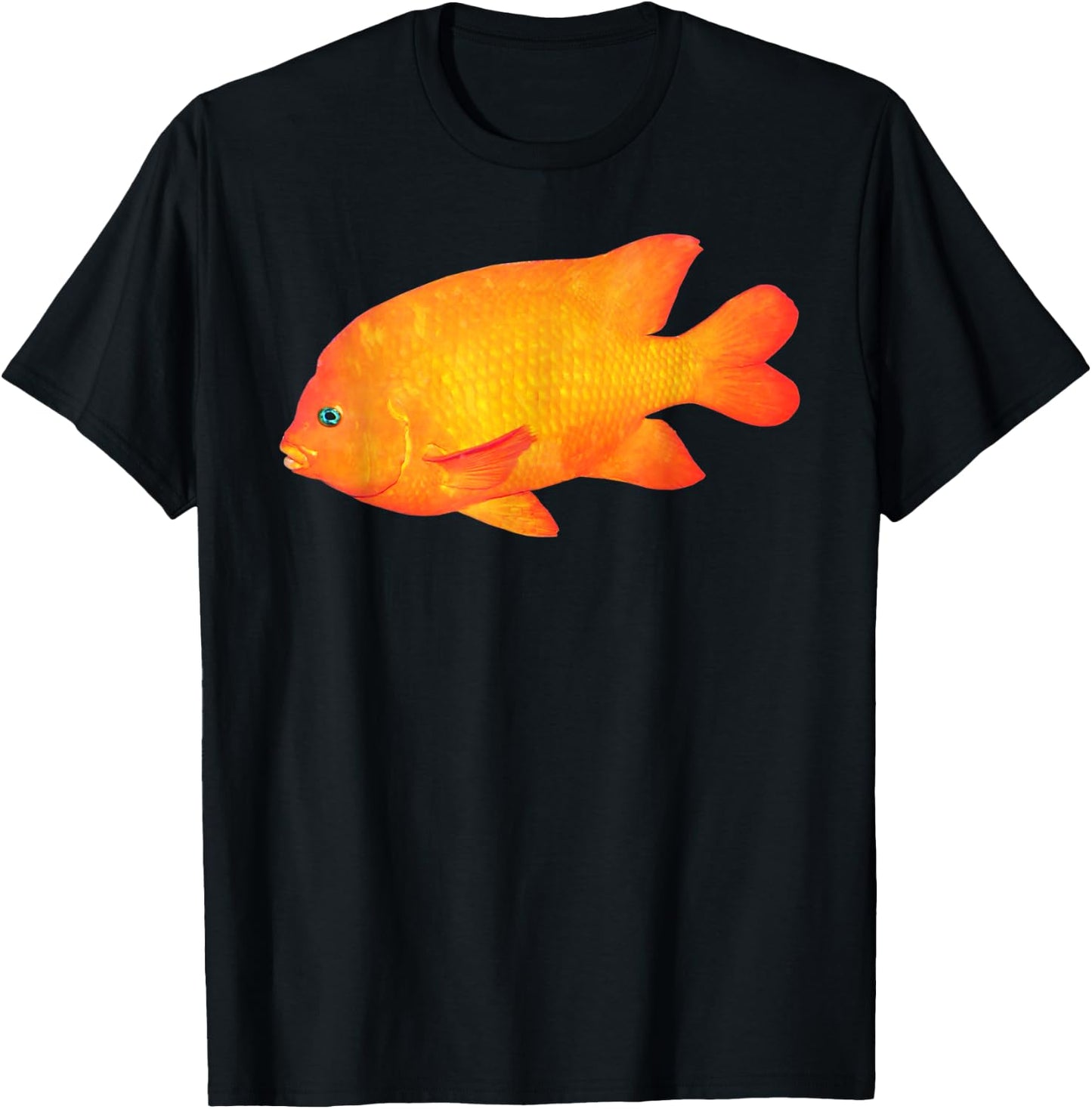 Garibaldi Fish Shirt State Fish of California T-Shirt - T-Shirt | Black