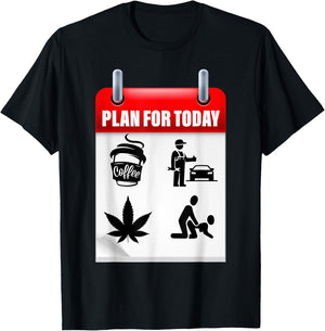 MECHANIC PLAN TODAY and MECHANIC PLAN FOR TODAY T-Shirt - T-Shirt | Black
