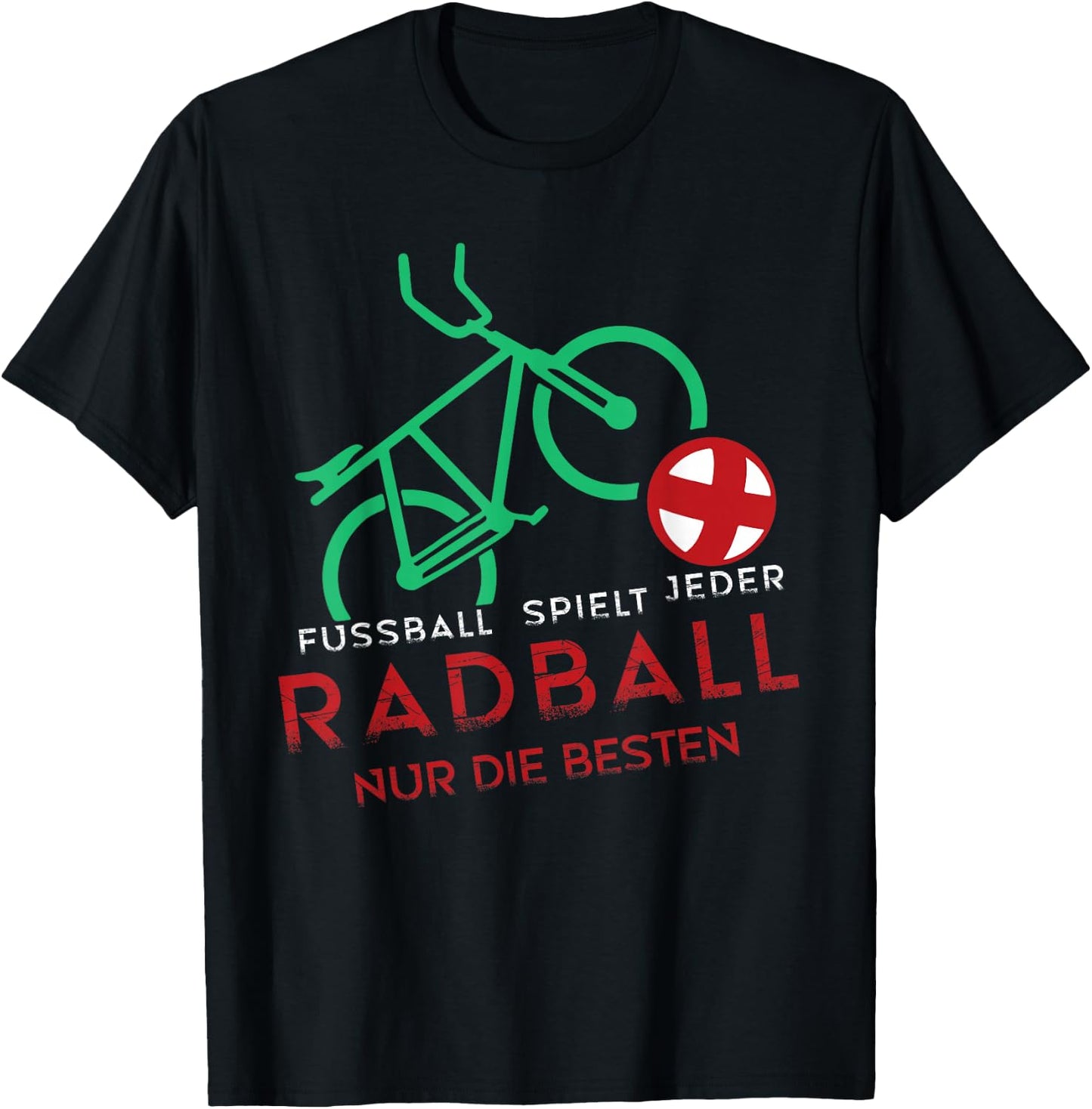 Radball Radballspieler Radballrad Radball Torwart T-Shirt - T-Shirt | Black