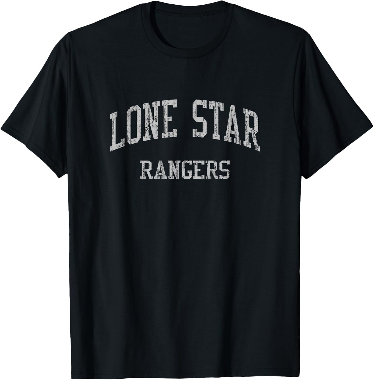 Lone Star High School HS Frisco TX Vintage Sports T-Shirt - T-Shirt | Black