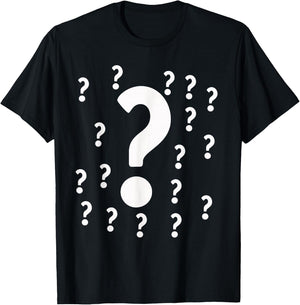 Question Marks Punctuation, Multiple T-Shirt - T-Shirt | Black