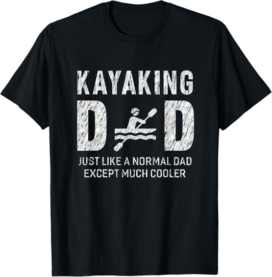 Kayaking Dad Gifts For Father Kayak Men T-Shirt - T-Shirt | Black