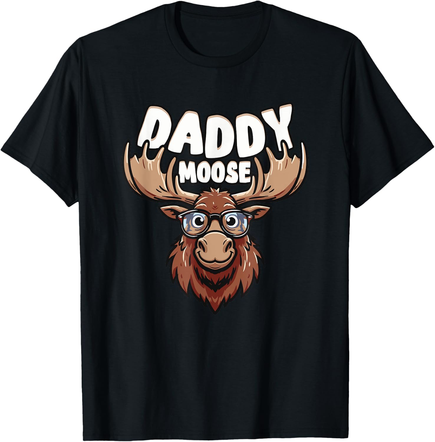 Funny Moose Lover T-Shirt - T-Shirt | Black
