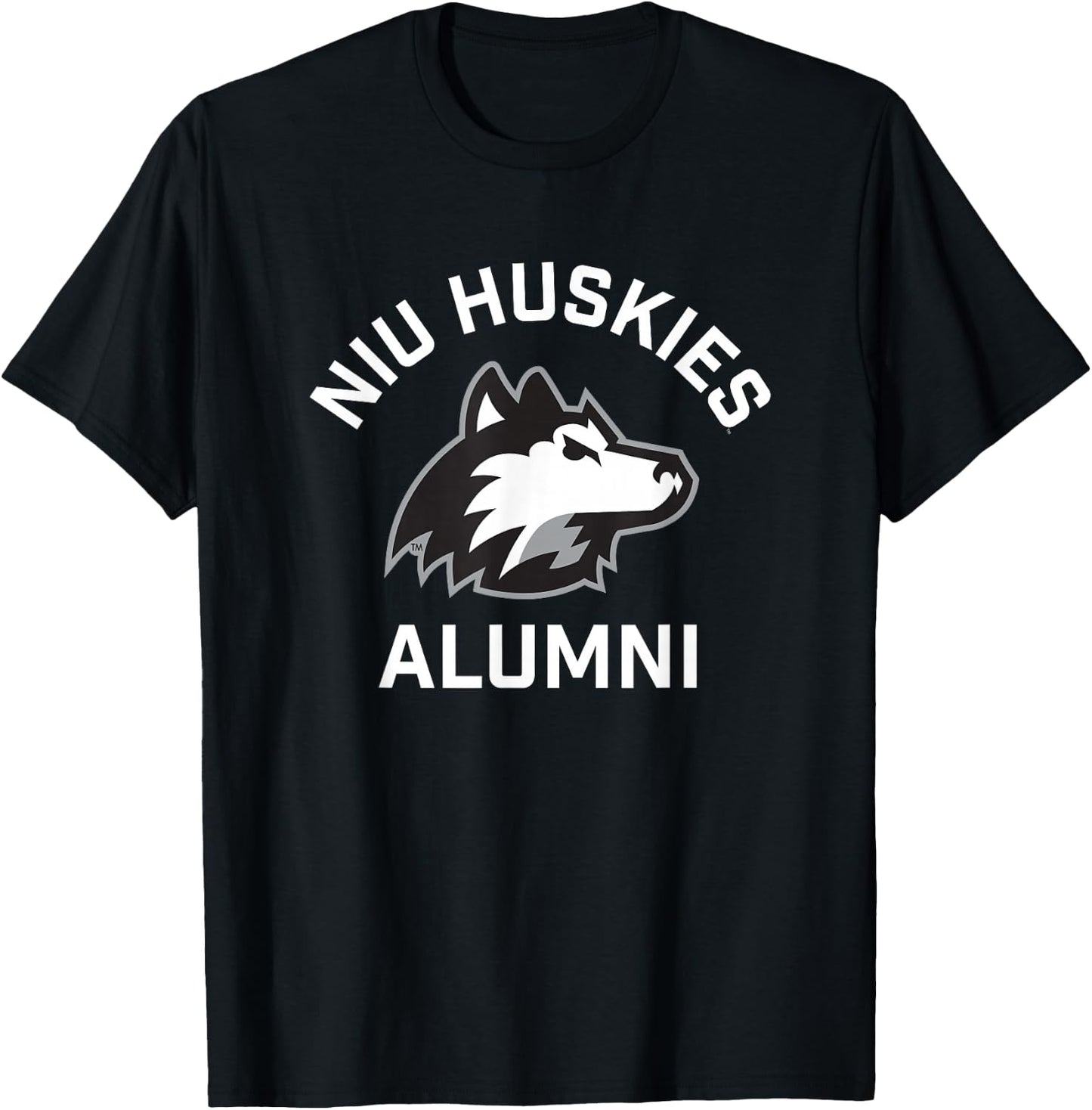 Northern Illinois University NIU Huskies Arched Alumni T-Shirt - T-Shirt | Black
