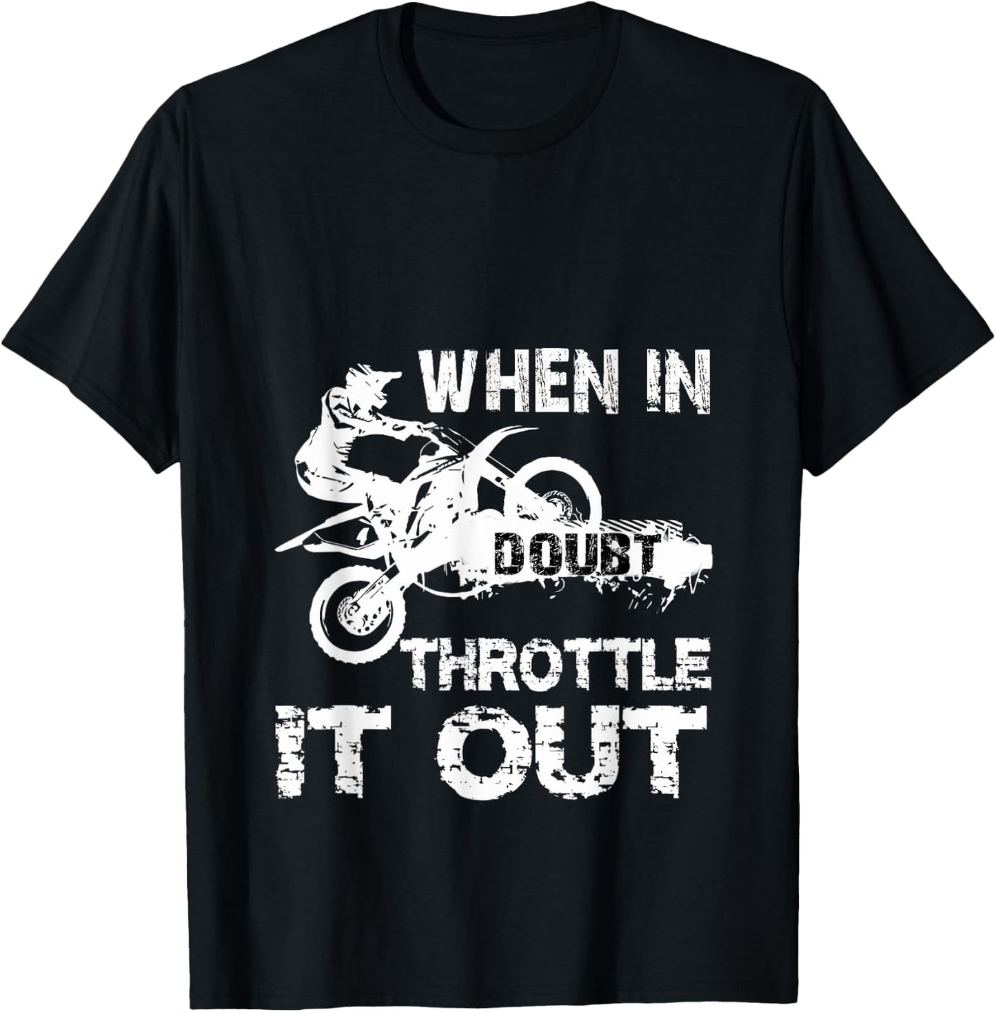Dirt Bike MotoCross Biker Riding Motorcycle Gift T-Shirt - T-Shirt | Black
