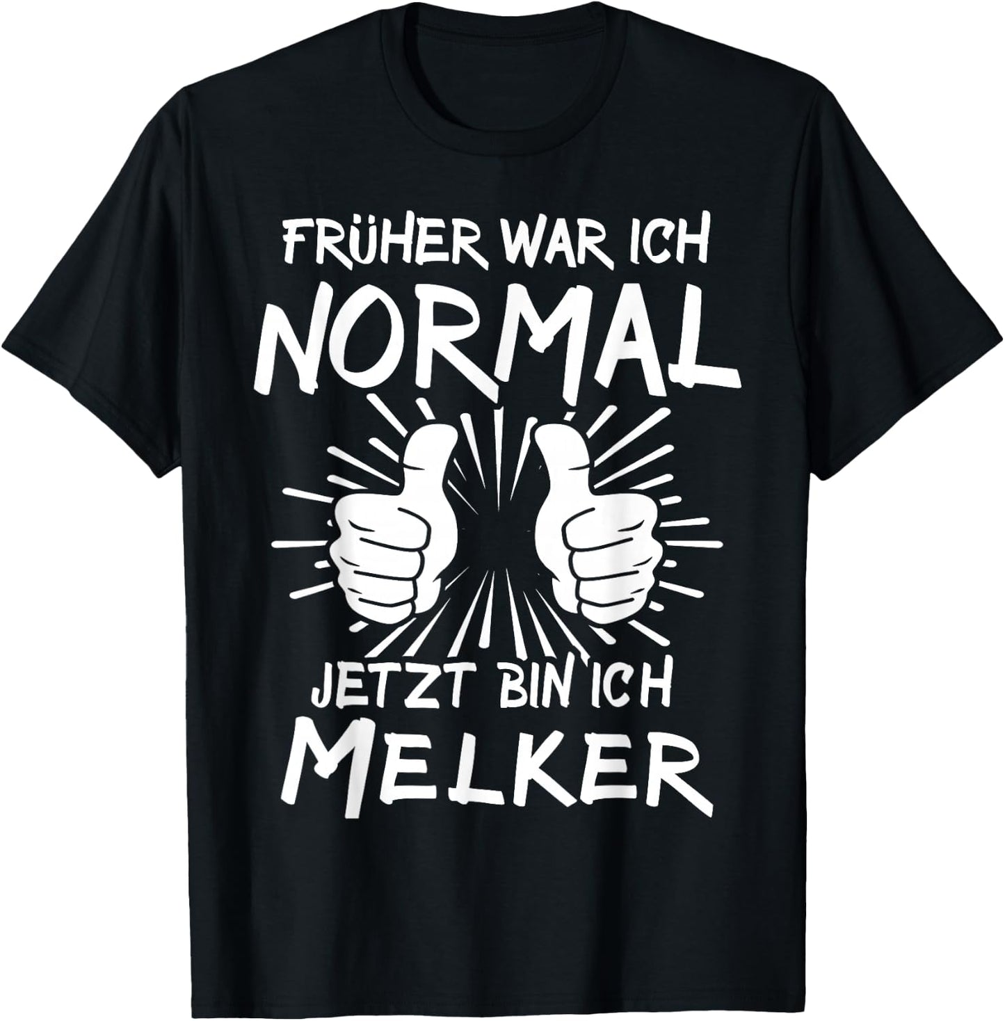 Melker , black T-Shirt - T-Shirt | Black