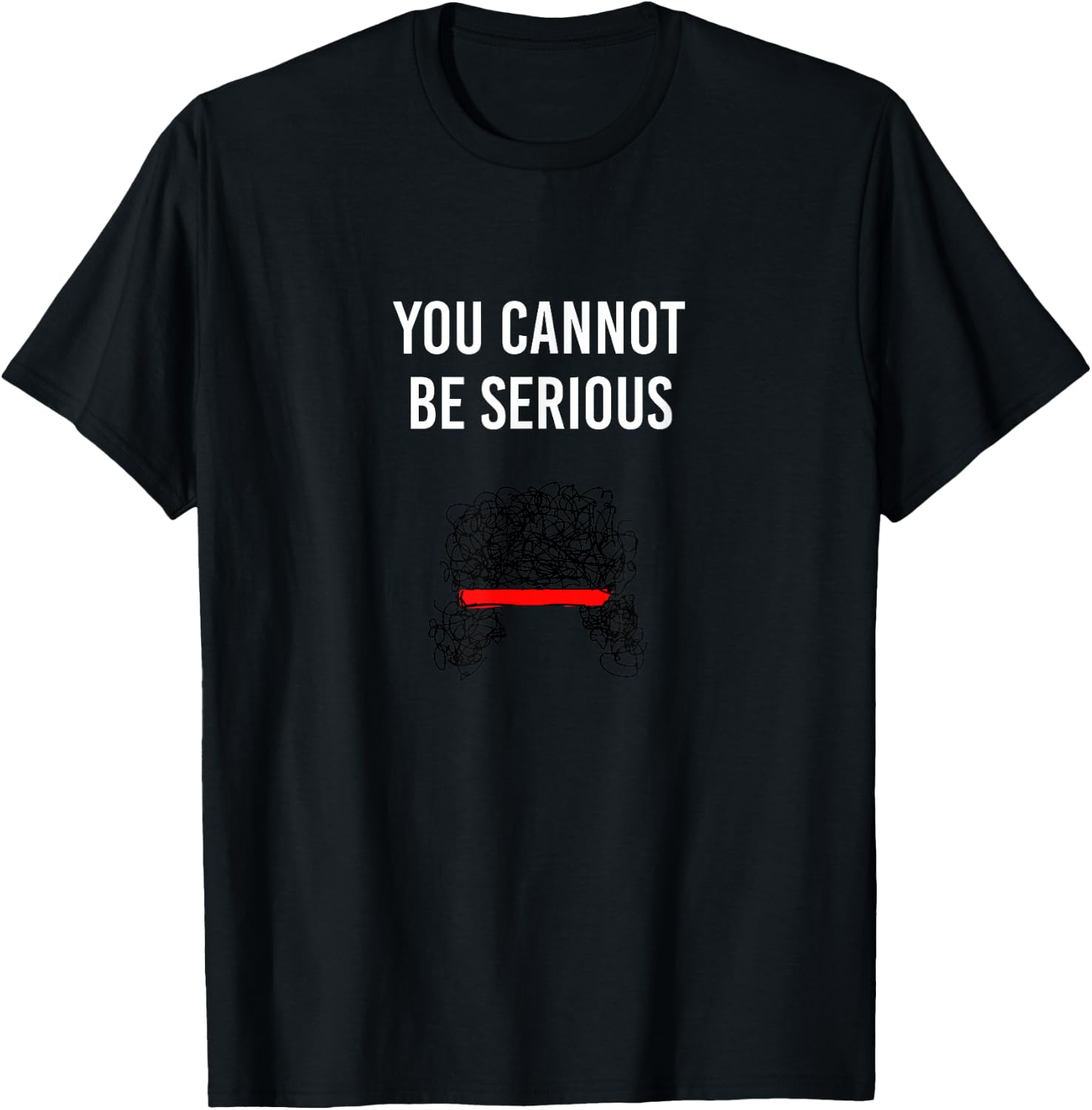 You Cannot Be Serious John McEnroe Funny Tennis SW1 T-Shirt - T-Shirt | Black