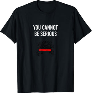 You Cannot Be Serious John McEnroe Funny Tennis SW1 T-Shirt - T-Shirt | Black