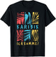 Karibik with German Text "Ich Komme Holiday Travel Fernweh Caribbean, black, s T-Shirt - T-Shirt | Black