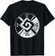 Hunab Ku Mayan God Symbol Civilization Distressed T Shirt T-Shirt - T-Shirt | Black